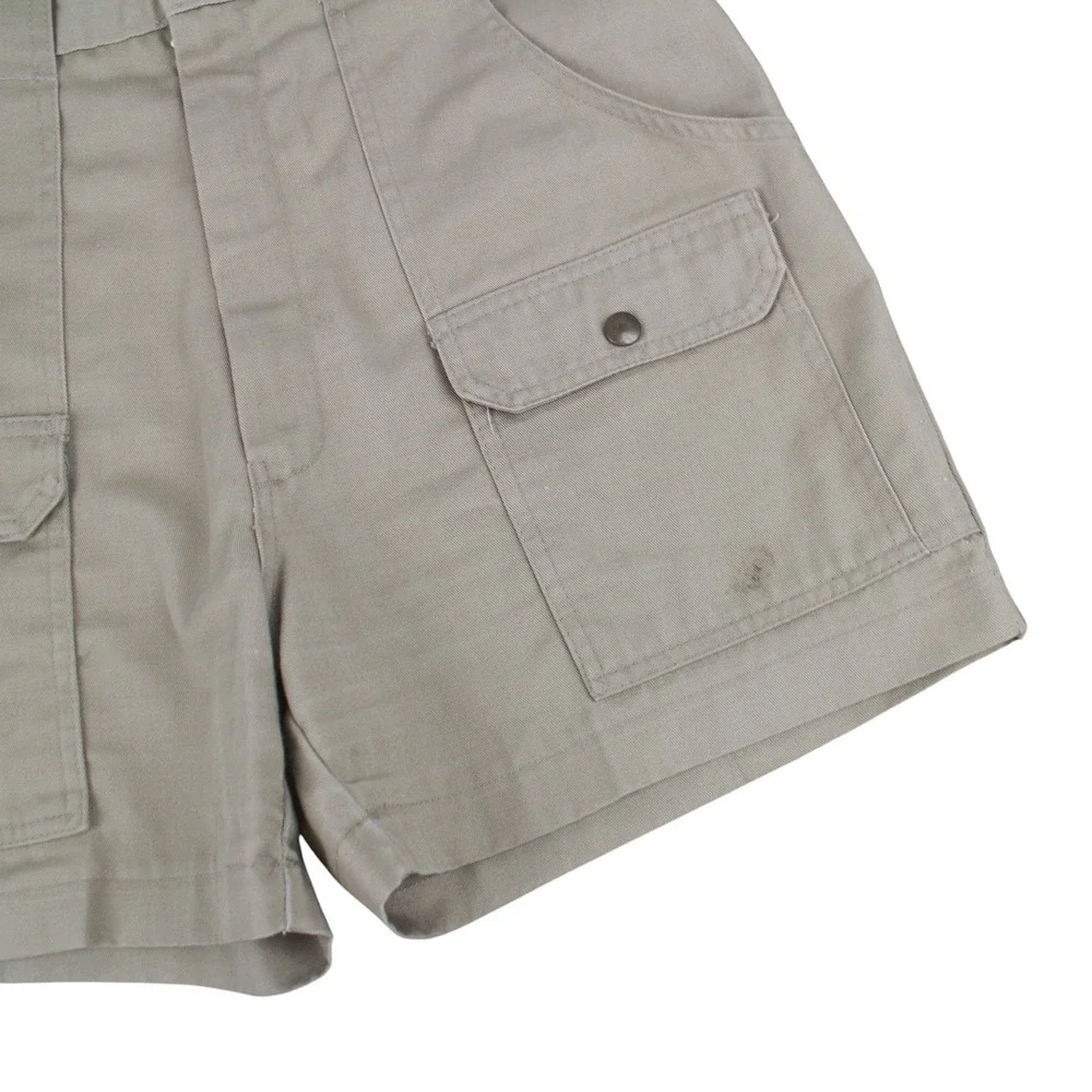 Vintage Khaki Cargo Shorts Women's Size 30‎ High Rise Utility
